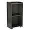 Adiroffice Wood Mobile Presentation Podium Lectern Stand with Shelves in Black ADI661-07-BLK-MK - alternate 1